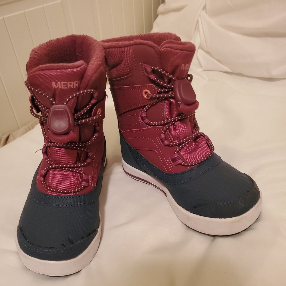 Girls Merrell Snow Boots - Worn once!
